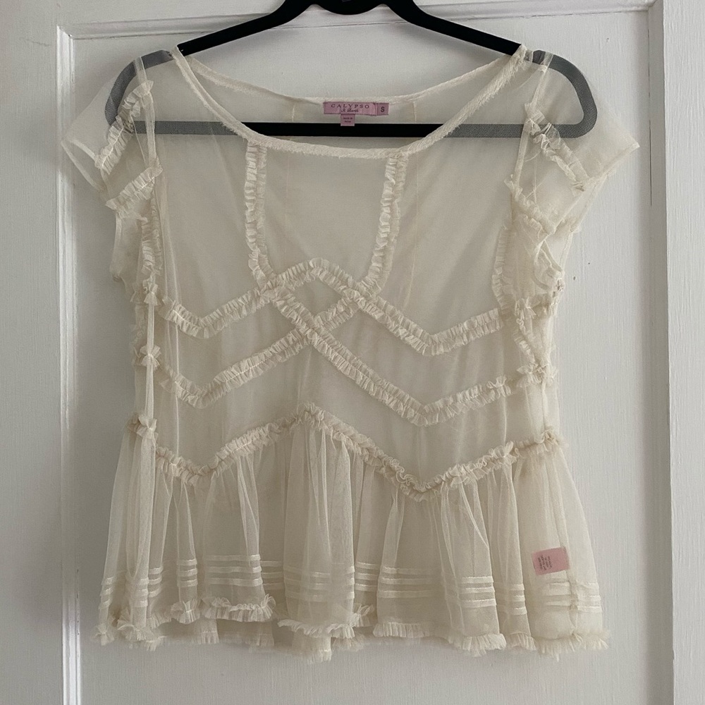 Sheer Top NWOT